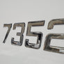 vinyl boat numbers and letters domed