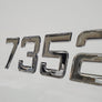 vinyl boat numbers and letters domed