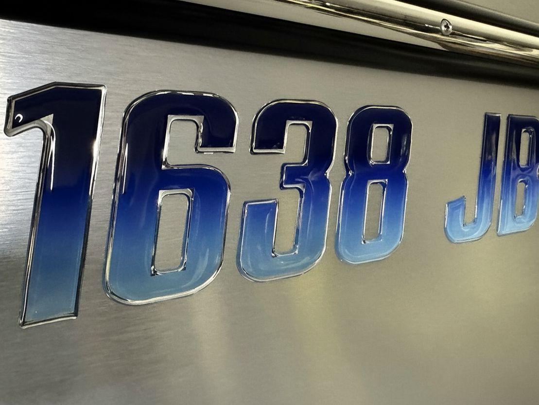 Domed Boat Registration Lettering – Raised & Marine-Grade – 3D ...