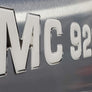 Wake Series White Center Chrome Outline | Watercraft Registration Numbers – 3D Raised Marine Lettering