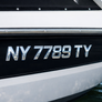 Modern Chrome 3D Boat Registration Numbers – Premium Marine-Grade Lettering 16 PCS
