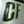 Boat Registration Stickers - Domed Carbon Fiber Numbers with Green Trim 16 PCS