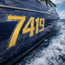 Domed Boat Registration Numbers – Raised Marine-Grade Decals | Sport Gold Custom