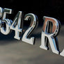 Chrome Boat Emblem Factory  Match Boat Lettering Pontoon Style
