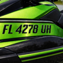 Boat Registration Number Stickers /  Sleek Series Boat & Jet Ski Registration Numbers Domed Number Domed Lettering