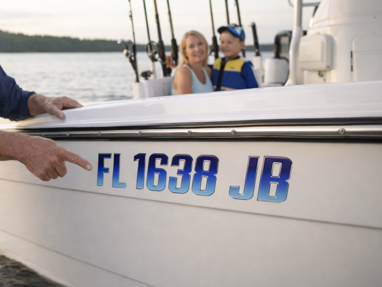 Domed Boat Registration Lettering – Raised & Marine-Grade – 3D ...