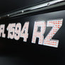 Fish Series |  Fishing Boat Letter & Number Registration – 3D Raised Numbers