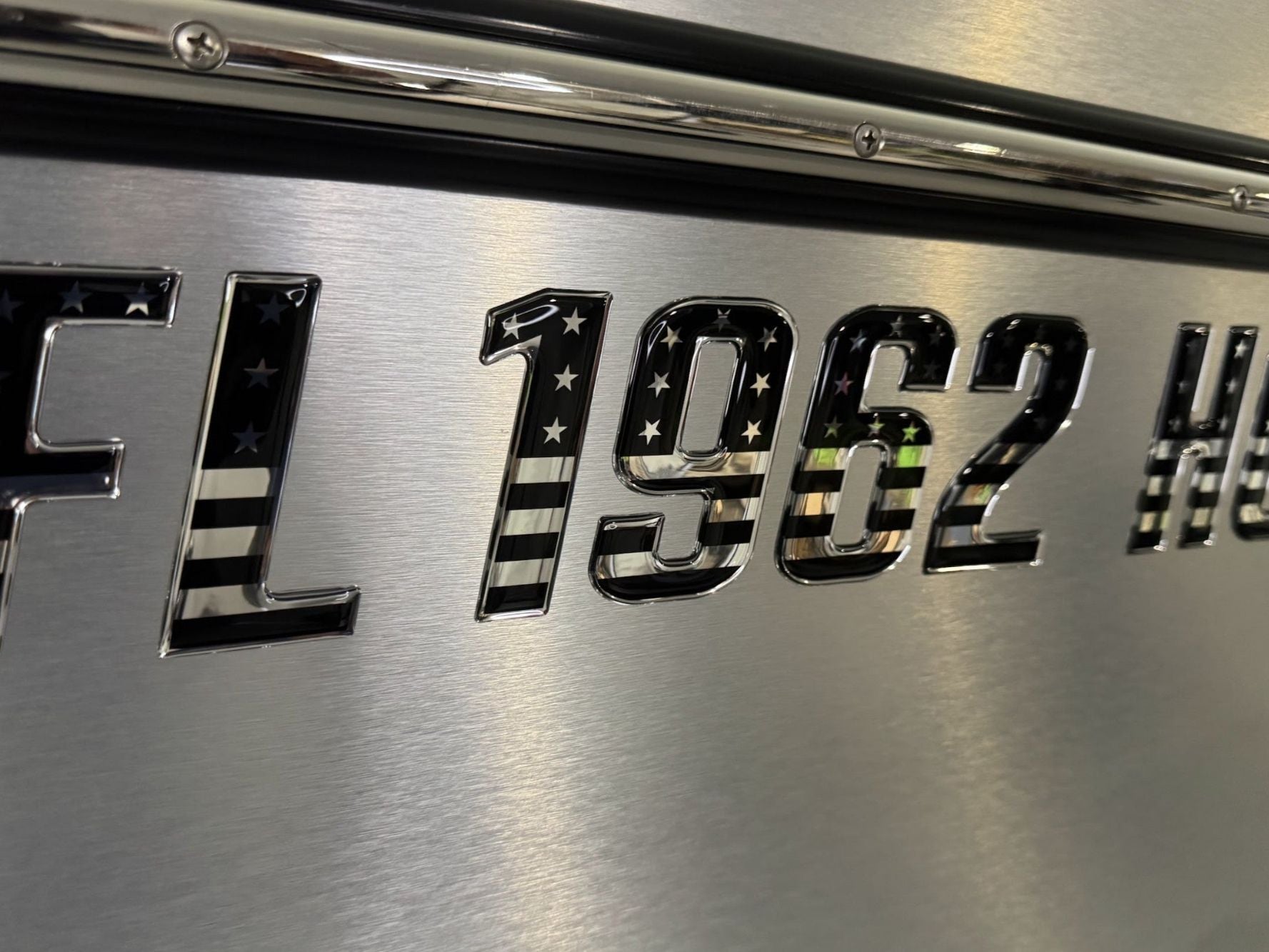 domed boat registration numbers | Raised Decals 16 PCS – 3D Lettering ...