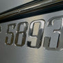 Premium Boat Registration Numbers – Raised Domed Marine Decals | Sleek Chrome Custom