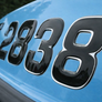 Boat Registration Numbers 3 Inch – Raised 3D Domed Marine Decals, Pre-Aligned, Weatherproof 16 PCS KIT