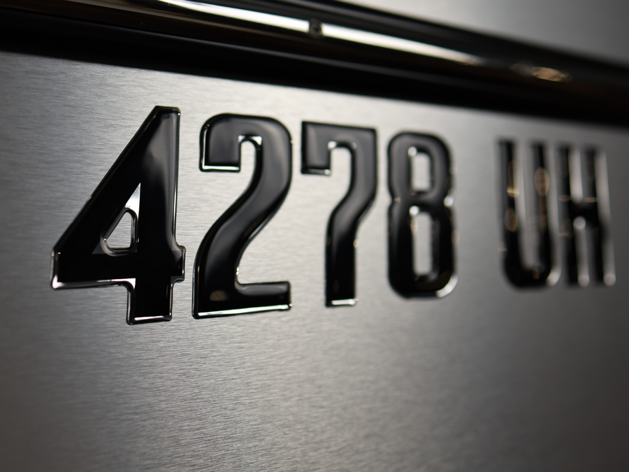 Raised & Domed Boat Registration Numbers | 3D Lettering – 3D Lettering ...