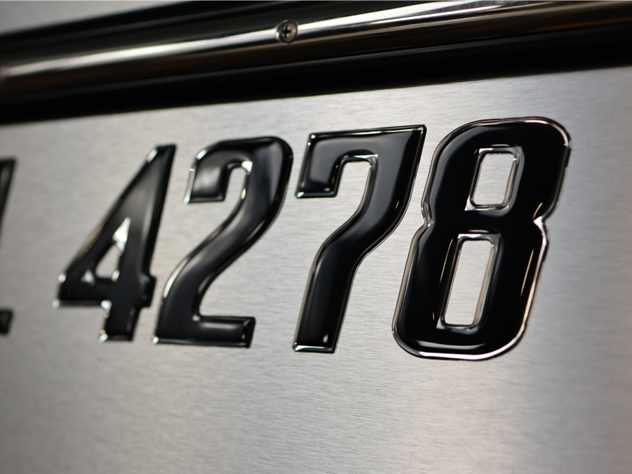 Raised & Domed Boat Registration Numbers | 3D Lettering – 3D Lettering ...