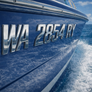 Boat Registration Numbers Emblem Custom Sleek
