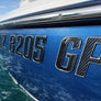 Carbon Fiber Textured Domed Lettering Boat Registration Raised Domed Numbers Custom