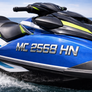 Modern Chrome 3D Boat Registration Numbers – Premium Marine-Grade Lettering 16 PCS