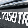 Boat & Jet Ski Registration Numbers – Raised Marine-Grade Emblem | White Emblem Sleek Custom