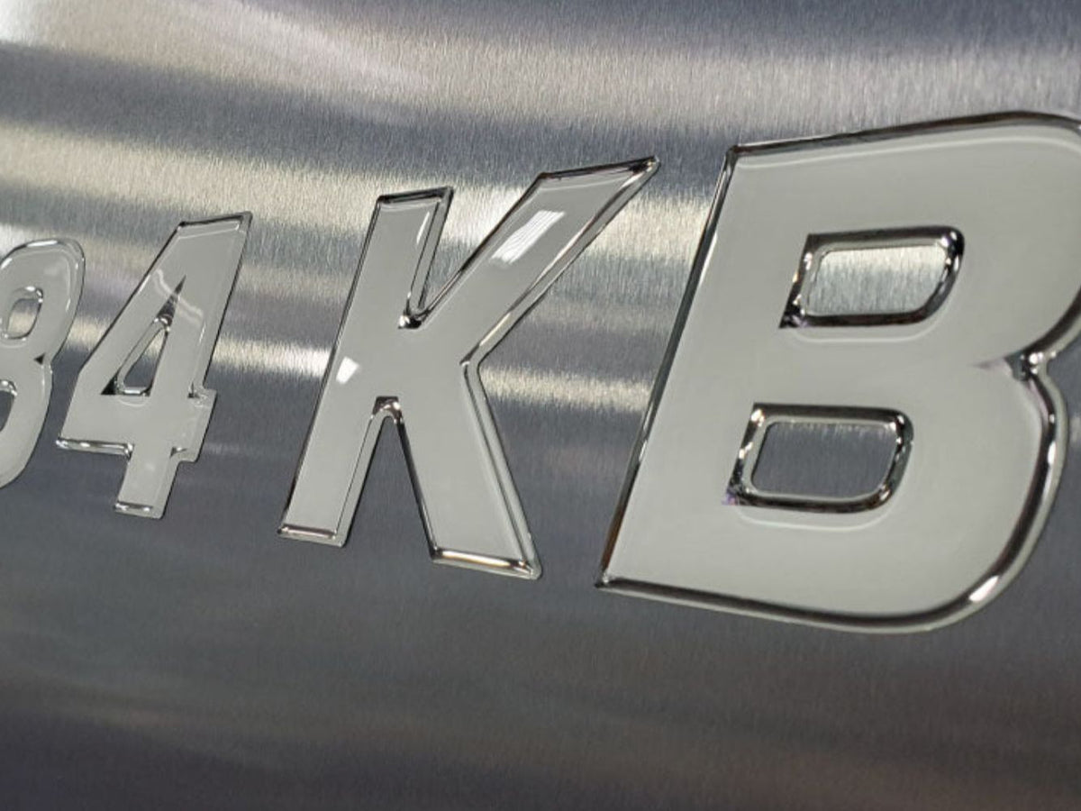 Boat Number Stickers 3D – 3D Lettering | Domed Numbers | Domed Lettering