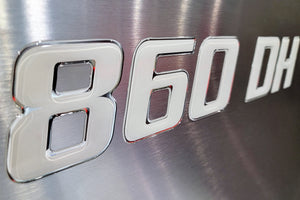 3d domed boat lettering raised