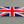 England UK Union Jack Flag Raised Clear Domed Lens Decal 4" x 2"
