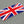 England UK Union Jack Flag Raised Clear Domed Lens Decal 4" x 2"
