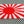 Japan Rising Sun Flag Raised Clear Domed Lens Decal  旭日旗