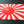 Japan Rising Sun Flag Raised Clear Domed Lens Decal 旭日旗