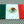Mexico Estados Unidos Mexicanos Flag Raised Clear Domed Lens Decal