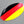 Germany Flag Raised Clear Domed Lens Decal Oval 6"x 3.5"