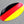 Germany Flag Raised Clear Domed Lens Decal Oval 6"x 3.5"