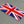 England UK Union Jack Flag Raised Clear Domed Lens Decal 4" x 2"