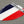 France Flag Raised Clear Domed Lens Decal 3.13"x 4.33"