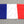 France Flag Raised Clear Domed Lens Decal 4"x 2.5"