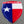 Texas Flag Raised Clear Domed Lens Decal
