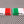 Italy Italia Flag Raised Clear Domed Lens Decal Mini Set 2"x 1.25"