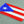 Puerto Rico Flag Raised Clear Domed Lens Decal