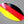 Germany Flag Raised Clear Domed Lens Decal Oval 6"x 3.5"