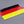 Germany Flag Raised Clear Domed Lens Decal 4"x 2.5"