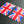 England UK Union Jack Triumph Flag Raised Clear Domed Lens Decal Set 2"x 1.3"