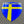 Sweden Flag Raised Clear Domed Lens Decal 3.2" x 4.36"