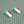Italy Italia Flag Raised Clear Domed Lens Decal Mini Set 1.08"x 0.8"