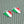 Italy Italia Flag Raised Clear Domed Lens Decal Mini Set 1.08"x 0.8"