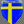 Sweden Flag Raised Clear Domed Lens Decal 3.2" x 4.36"
