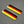 Germany Flag Raised Clear Domed Lens Decal Set 2.3"x 0.73"