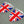 England Flag Raised Clear Domed Lens Decal Set 2.35"x 1.6"