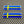 Sweden Flag Raised Clear Domed Lens Decal Set 2.3" x 0.73"