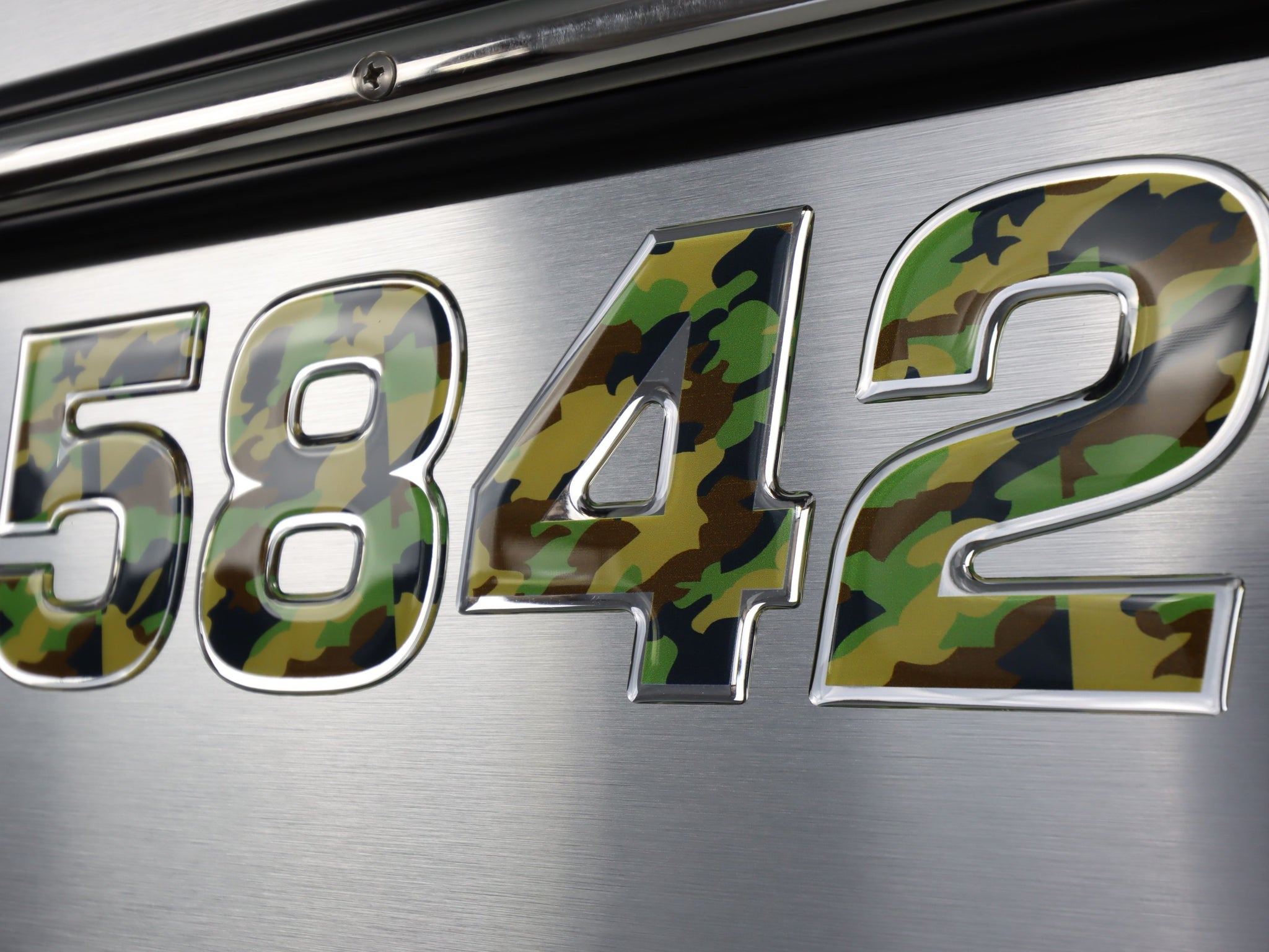 Camouflage Style Raised Domed Boat Lettering 16 PCS Kit – 3D Lettering ...