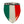 Italy Italia Flag Raised Clear Domed Lens Decal 3.2"x 4.36"