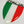 Italy Italia Flag Raised Clear Domed Lens Decal 3.2"x 4.36"