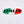 Italy Italia Flag Raised Clear Domed Lens Decal Set Oval 4"x 1.5"