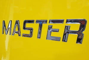 Master Series Domed Lettering Boat Registration Numbers Plain Chrome Custom